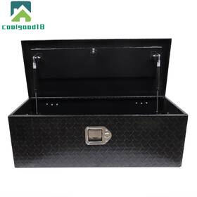 Cg622161ld Coolgood18 30in Aluminum Diamond Plate Tool Box Cuboid For Truck Pick Up Rv Trailer Storage