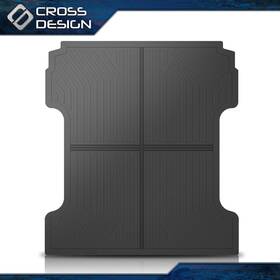 Big050204 Crossdesign Rear Bed Mat Heavy Duty Truck Fit For 2014-18 Sierra Silverado 1500 5ft8 Inch