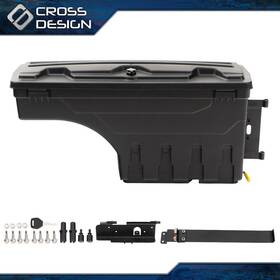 Big20260204-29 Crossdesign Right Truck Bed Storage Box Toolbox Fit For Toyota Tundra 2007-2020 6ft6 Inch