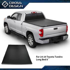 Big20260210-127 Crossdesign Fit For 14-17 Toyota Tundra 8ft Long Bed Lock Four-fold Tonneau Cover