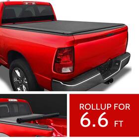 12391508 Csdex Vinyl Tonneau Cover Roll Up Truck Bed 6.4ft Fits 2003-2021 Ram 1500 2500 3500