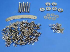 Z1258l Cstreetsupply Bolt Kit Ford 1973 - 1987 Zinc Steel Long Bed Step Flareside Pickup Truck