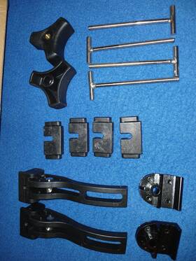 H297 Dcmic Universal Replacement Parts - Rear/front Clamp For Hard Tri-fold Tonneau Cover