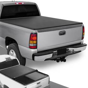Ttc-ru-033 Dna Motoring Protect Your Truck Bed - Soft Roll Up Tonneau Cover Silverado Sierra