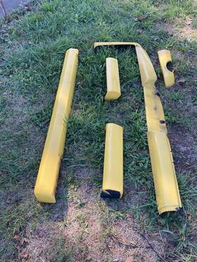 278-100 Dodge 2002-2005 Ram 1500 Sport Daytona Rear Ground Effects Body Kit Skirts Oem