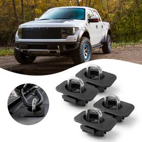 Atda1 Dreamizer 4xtruck Bed Tie Down Anchors Retractable For 95-08 Dodge Ram 1998-2014 Ford F150