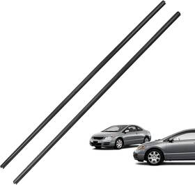 Dto-bm-72410-sva-a01za Dtomi Front Door Window Belt Molding Weatherstrip Left And Right Compatible Black