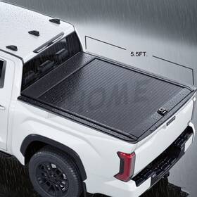 Sdrs-247d E-home-01 4-digit Combination Lock Hard Truck Bed Cover For 2022-2025 Toyota Tundra