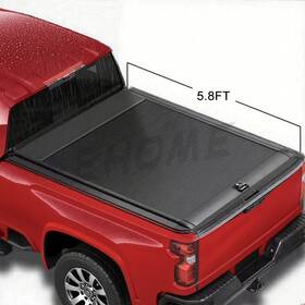 Sdrs242d E-home-01 5.8 Ft Hard Retractable Truck Bed Cover For Chevy Silverado 1500 14-24