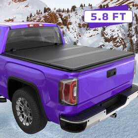 M042245wb8 Earthauto 5.8ft Hard Tonneau Cover For 04-07 Chevy Silverado Gmc Sierra1500 Bed Fiberglass