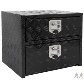 Eccpp E18313cp187s Black 24 Inch 18 20 Underbody Truck Storage Tool Box With Lock