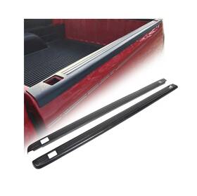 At-92 Ecotric Truck Bed Rail Caps With Holes Compatible 1999-2006 Chevrolet Silve