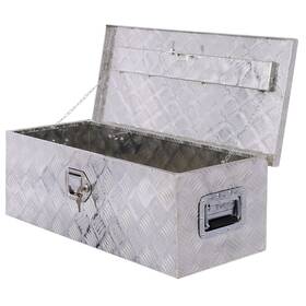 Esddg 699927017552 30 Inch Heavy Duty Tool Box Pick Up Truck Bed Rv Trailer Toolbox Aluminum With Key