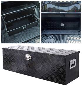 Esddg 699934636579 48 Inch Heavy Duty Aluminum Tool Box Pickup Waterproof Truck Storage Organizer Chest