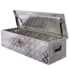Esddg 699966491955 39 Inch Tool Box Pick Up Truck Bed Rv Trailer Toolbox Aluminum With Side Handle And Key