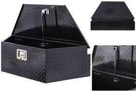 Esddg 699990160032 39 Inch Tool Box Pick Up Truck Bed Rv Trailer Tongue Heavy Duty Aluminum With Keys