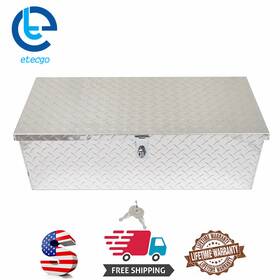 690828 Etecgo 30 Inch X13 X10 Pickup Truck Rv Tool Box Underbody Storage Under Bed Trailer With Lock