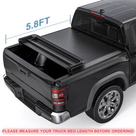 101m32207ye Everestco 5.8ft Bed Truck Tonneau Cover For 2019-2026 Silverado Sierra 4-fold And Lamp