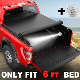 101m44112we Everestco 6ft Bed Truck Tonneau Cover For Ford Ranger 1982-2011 Soft Roll Up On Top