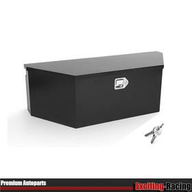 Er66530 Exciting-racing 46 Inch X 18 14.5 Black Iron Underbody Truck Storage Tool Box With Lock