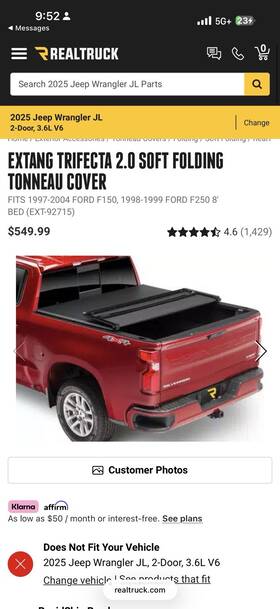 92715 Extang 92716 Tonneau Truck Cover For Ford F150 97-2004 F250 1998-99 8 Ft Bed