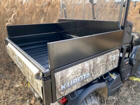 14060 Extreme Metal Products Kubota Rtv Cargo Bed Side Extensions By
