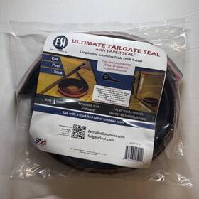 Utgs10-1k Extruded Solutions New Esi Ultimate Tailgate Seal With Taper For Truck Caps And Tonneau Covers