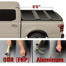 Epnht034 Eyephan Frp Tonneau Cover For 2007-2013 Silverado/gmc Sierra 6.5ft Hard Tri-fold