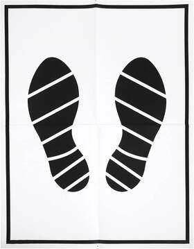 Wj255gh023jkh19p Favomoto 50pcs Disposable Paper Foot Mats - Portable Vehicle Black And White
