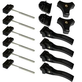 Feetuo 768564744104 Universal Truck Tonneau Cover Replacement And Accessories Part Black