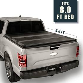 Feh009 Feezuo Frp Hard Tri-fold Tonneau Cover Truck Bed For 99-25 F250 Superduty With 8ft