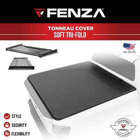 Idm12-st01 Fenza Soft Tri-fold Tonneau Cover For 2011-2021 Volkswagen Amarok Double Cab