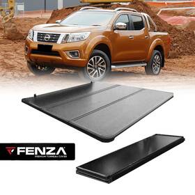 Np3-rc22 Fenza Hard Tri-fold Tonneau Cover Compatible With For Nissan Np300 16 Double Cab