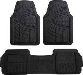 11511 Fh Group Automotive Floor Mats Universal Fit Climaproof For All Weather Black