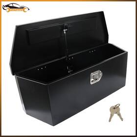Firc4408320ss Firchassis Black Aluminum Trailer Tool Box Tongue 2.31cu.ft. 35 X 12.2 11.8inch