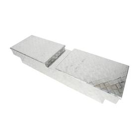 Tl67511 First.racing 70 Inch X20 X13 Heavy Duty Truck Pickup Storage Tool Box Lock Trailer Tongue Silver