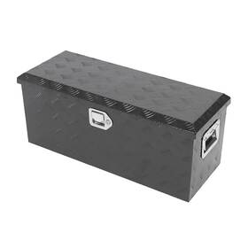 Tl67561 First.racing 33 Inch X12 X14 Black Aluminum Pickup Truck Bed Tool Box Trailer Storage With Lock Key