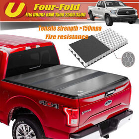 Ft065 Fit 2014-2018 Chevy Silverado 6.5 Ft /78inch Bed Solid Hard Four-fold Tonneau Cover