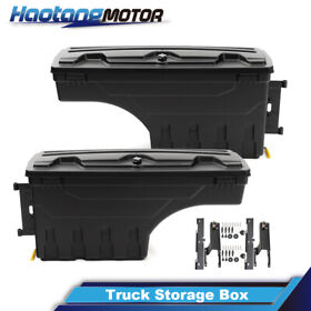 Ht02isc1210tbk Fit For Ford F-250 F350 Super Duty 2017-2020 Truck Bed Storage Box Toolbox 1pair
