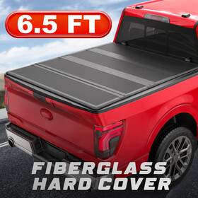 50701m04214602-c5-1 Fitmotor Hard Truck Tonneau Cover For 1999-2024 Ford F-250 F-350 6.5ft Bed On Top Frp