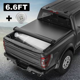 50701m44200c5 Fitmotor Roll Up Tonneau Cover For 15-18 Gmc Sierra Chevy Silverado 2500/ 3500hd 6.6ft Bed