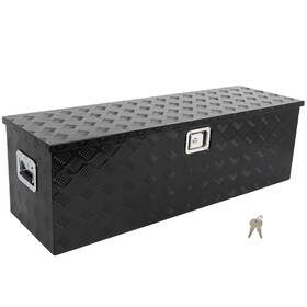 Fl1110482317675911t Flatroad 48 Inch X15 X-large Aluminum Trailer Pickup Truck Bed Tool Storage Box Lock