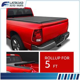 Fl152311road Flatroad 5ft Tonneau Cover Soft Roll Up For Honda Ridgeline Truck Bed Covers 2017-2024