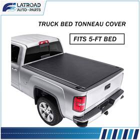 Fl152314road Flatroad 5ft Tonneau Cover Soft Roll Up For 2005-2015 Toyota Tacoma