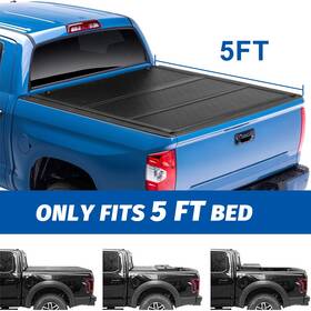 Fl16525200at Flatroad Hard Tri-fold Tonneau Cover For 2020-2022 Jeep Gladiator Jt 5ft Truck Bed