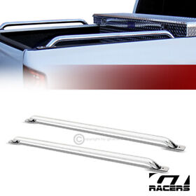 Gttbrc10888ssaa For 1988-1993 Chevy Gmc C10 C K 8 Ft 96 Bed S Chrome Truck Side Bar Rails Rs