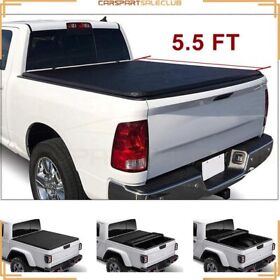 9947168 For 2007-2013 Toyota Tundra 5.5ft Bed Soft Tri-fold Truck Tonneau Cover