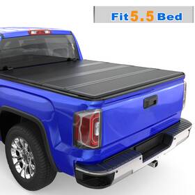 M04244602c4 Forceauto 5.5ft 4fold Frp Pp Hard Truck Bed Tonneau Cover For 2022-2025 Toyota Tundra 3.4l