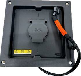 19a464-m Ford Oem New 21-26 F-150 Truck Bed Rear 12v Ac Plug Outlet Socket Door Cover