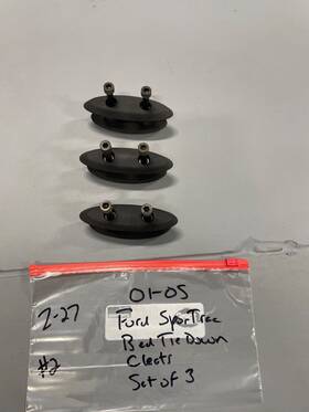 1l54-99000w68-ahw Ford #2 01-05 Explorer Sport Trac Truck Bed Tie Down Cleat Mounting Bolts X3